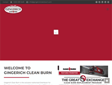 Tablet Screenshot of gingerichcleanburn.com